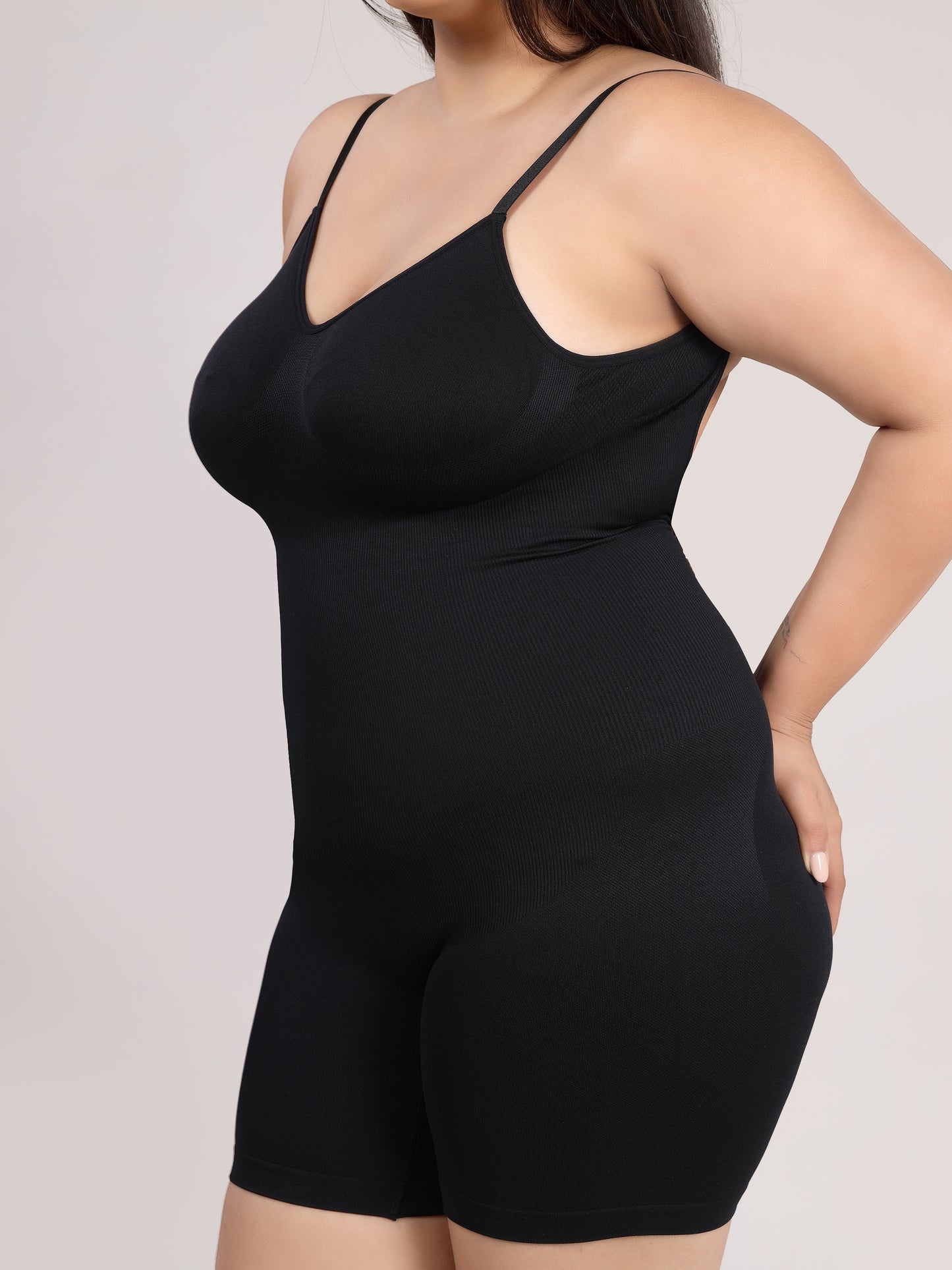 Open Back Mid Thigh Bodysuit