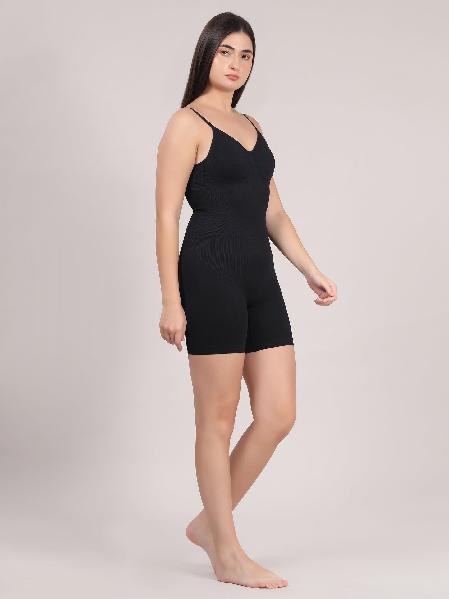 Open Back Mid Thigh Bodysuit