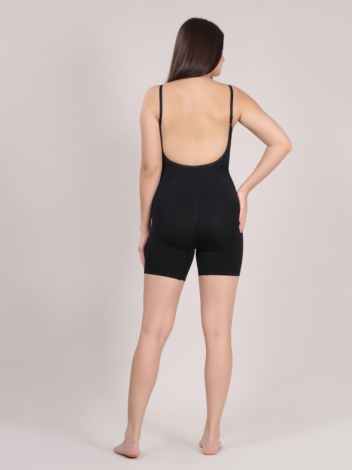 Open Back Mid Thigh Bodysuit