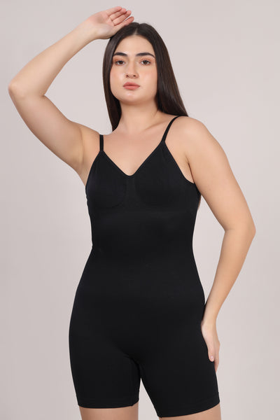 Open Back Mid Thigh Bodysuit